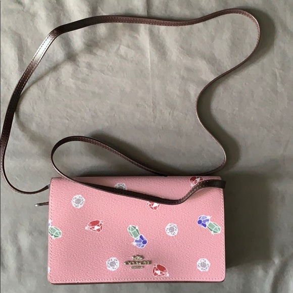 BNWT COACH x DISNEY “PINK GEM” CROSS BODY BAG - Picture 7 of 7